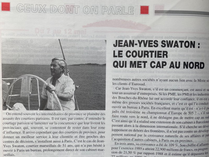Jean-Yves Swaton : Le courtier qui met cap au Nord