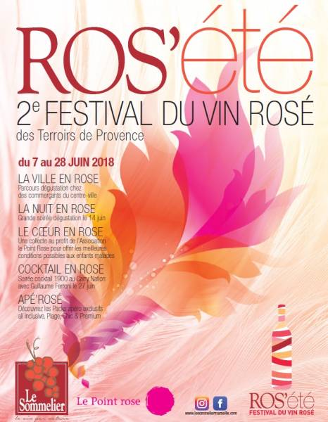 La cave Le Sommelier lance la 2ème édition de son festival Ros'Eté du 7 au 28 Juin