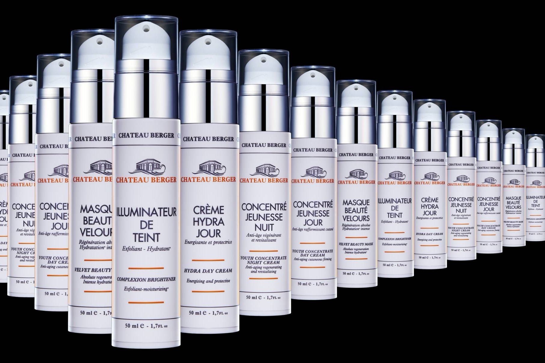 La gamme Anti-Age de Château Berger - crédit photo : @chateauberger