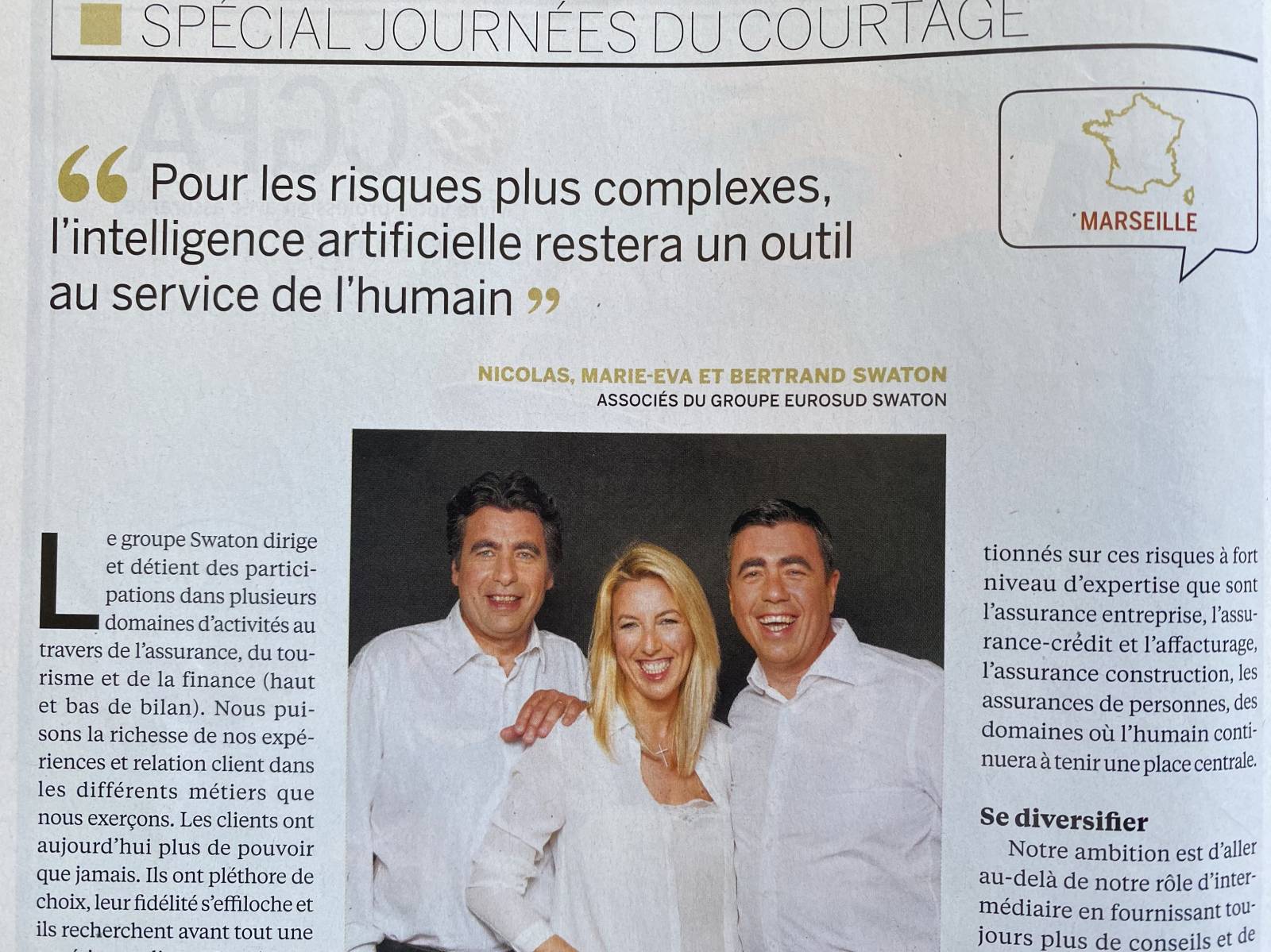 Pour les risques plus complexes, l'intelligence artificielle restera un outil au service de l'humain