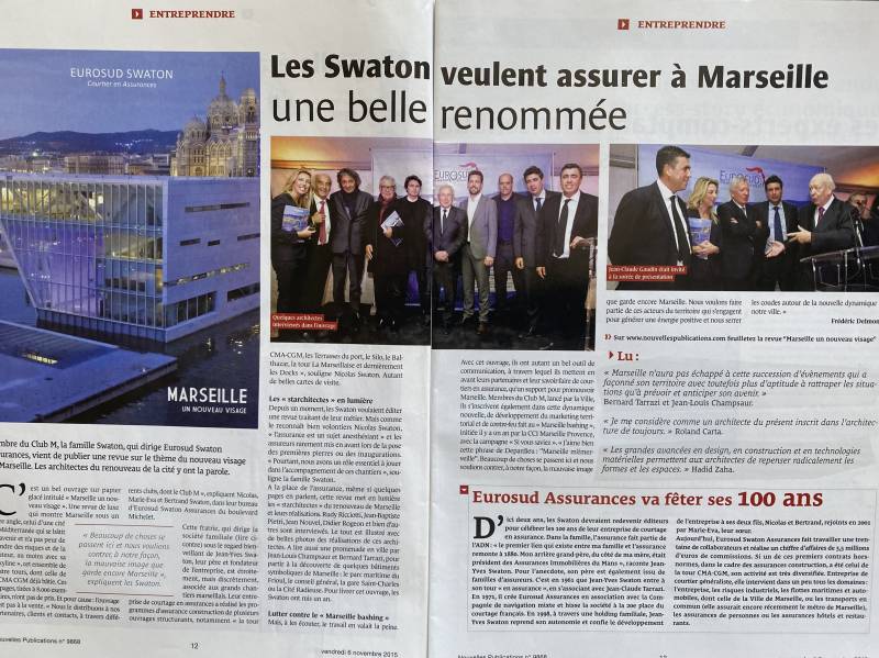 Les Swaton veulent assurer à Marseille une belle renommée
