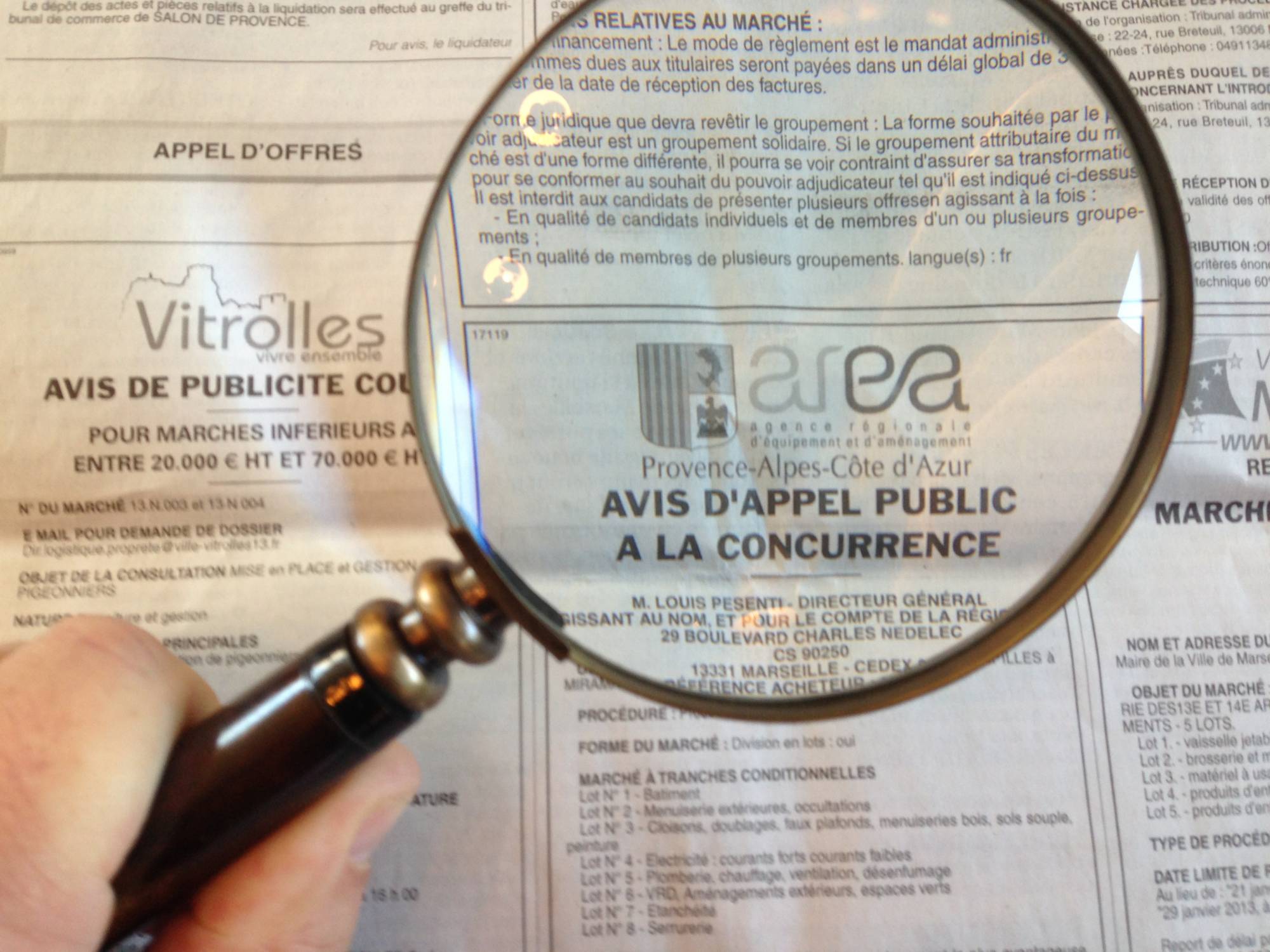 Références et témoignages de marchés publics